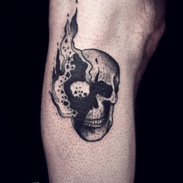 skull-burn